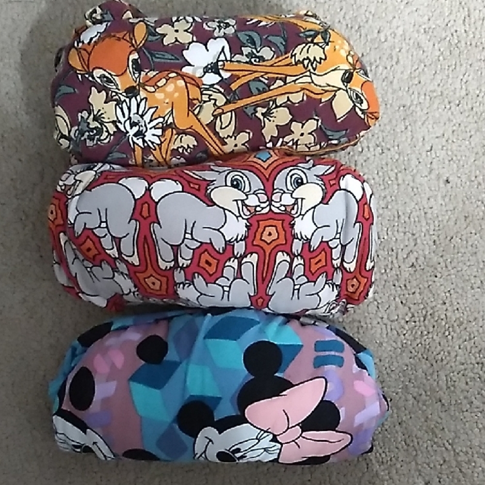 LuLaRoe Multicolor Leggings Set with Characters